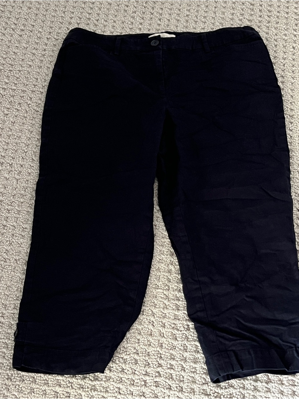 Talbots Girls Black Capri Pants